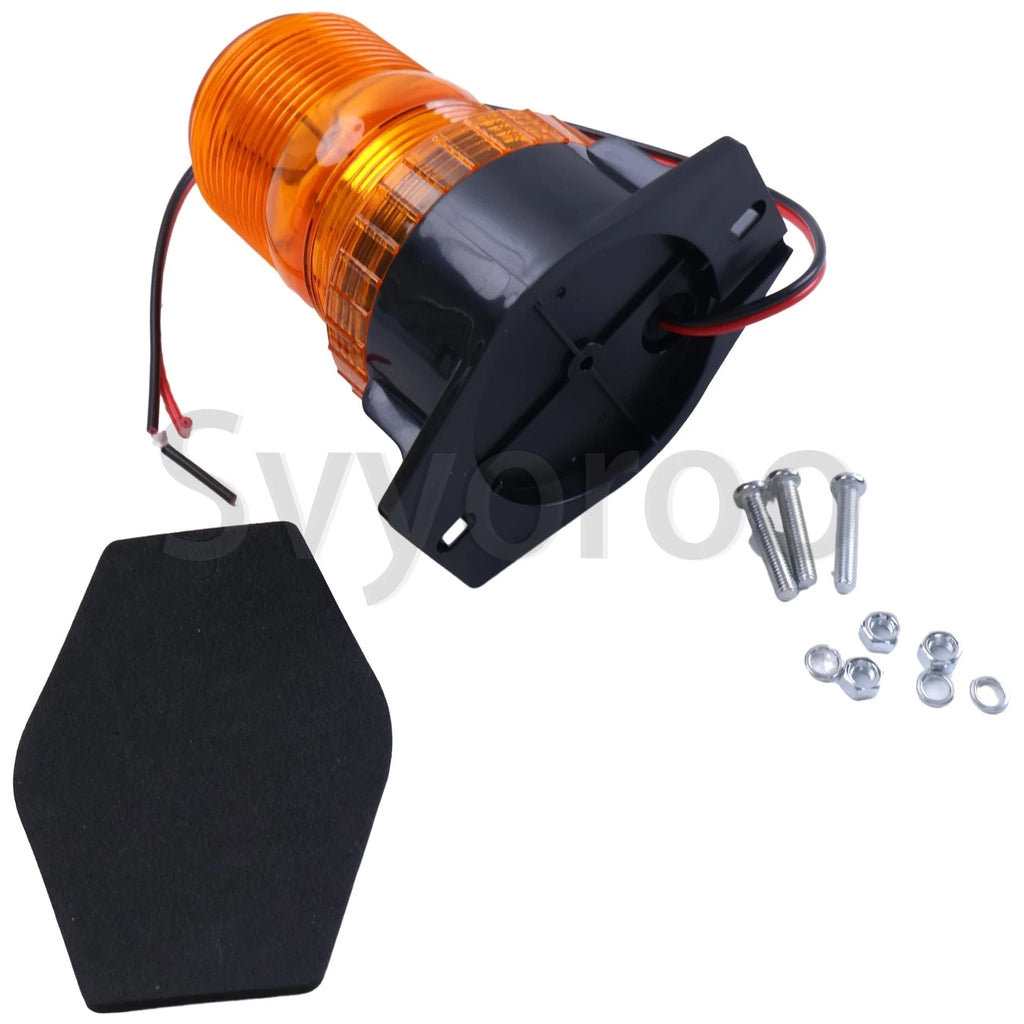 LED Strobe Amber Lamp for JLG Genie Bobcat Forklift (10-80V) 2920146 43341-401