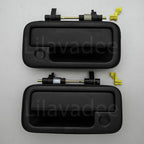 Black Rear Outer Door Handles for Isuzu TF TFR Holden Rodeo Vauxhall Brava (1997-2004)