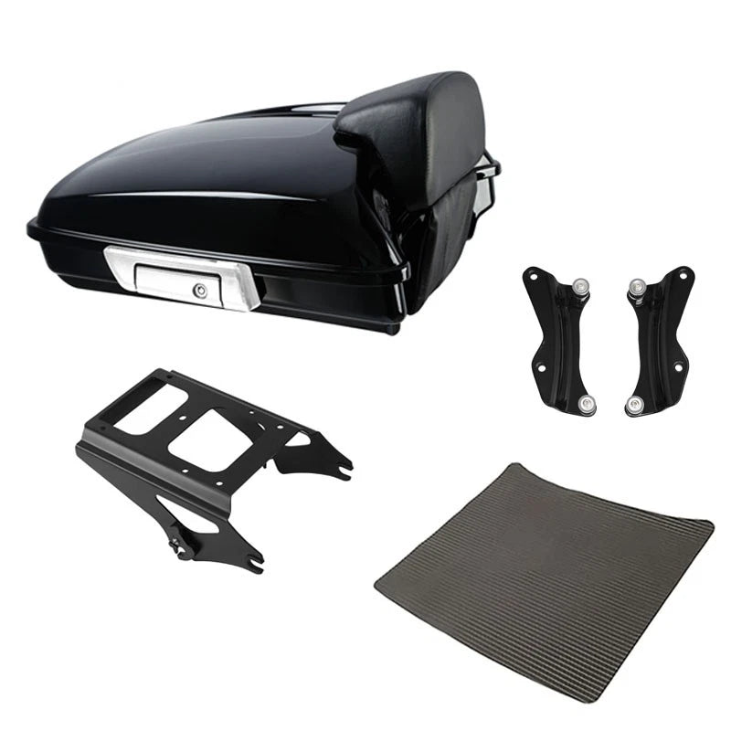 Razor Trunk Backrest Mount Rack Docking Kit for Harley Road Glide (2009–2013)