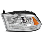Left Headlight Assembly for Ram 1500 2500 3500 (2016–2018) Chrome Housing