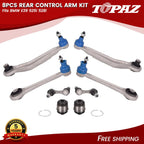 Set of 8 Rear Control Arm Ball Joint Strut Bar Tie Rod Kit for BMW E39 (1997–2003)
