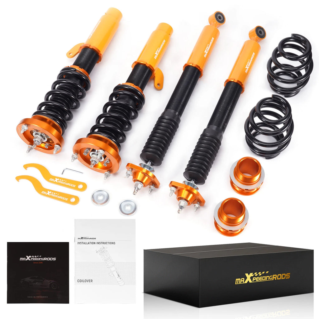 Coilover 24 Way Damper Shocks Springs Kit for BMW 3 E46 RWD (1999–2005)