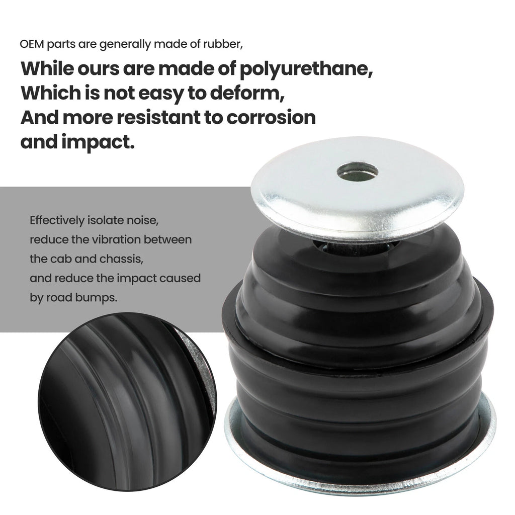 Body Cab Mount Polyurethane for Ford F250 F350 Super Duty (2008–2016) KF04060BK