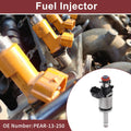 Fuel Injector No.PEAR-13-250 for Mazda 3 Sport (2016–2018) 1 Pc Black