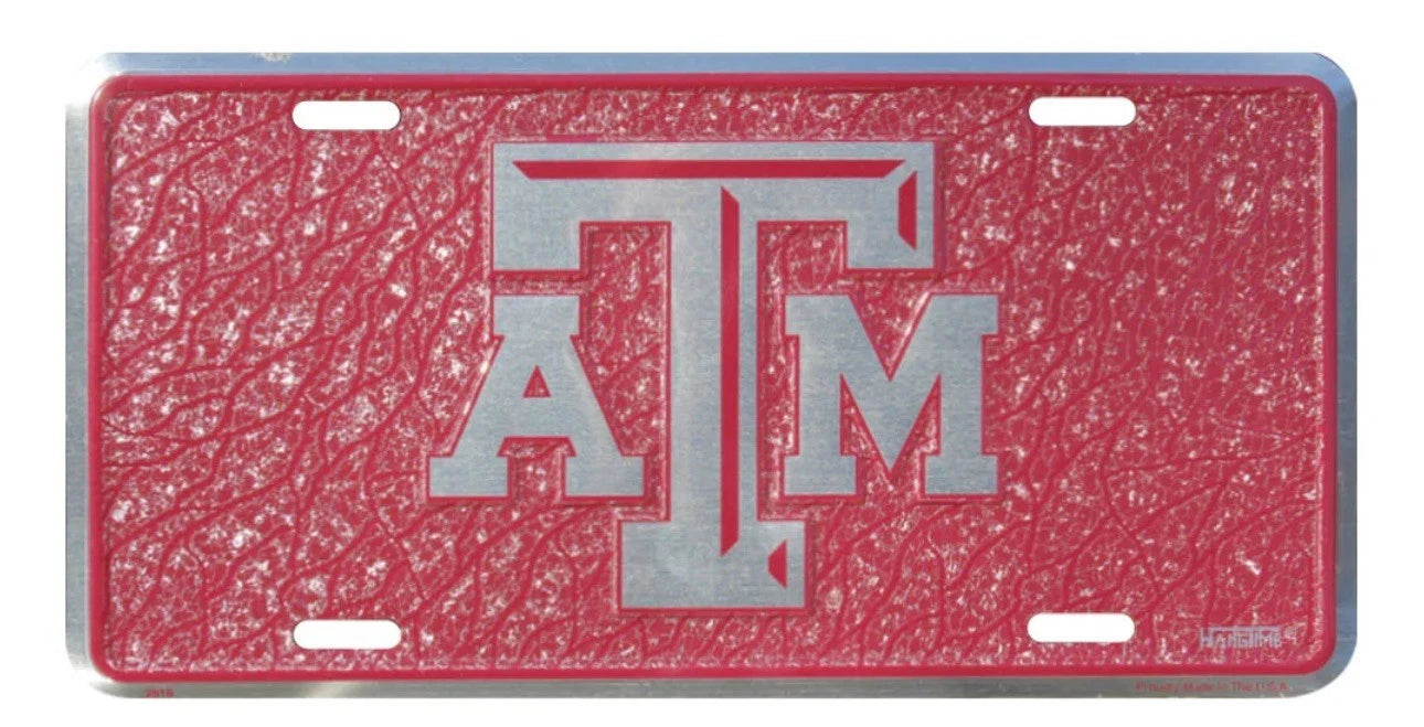 Texas A&M Aggies License Plate Sign for Car Truck (University)