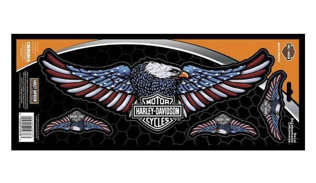 Rear Window Decals for Harley-Davidson (6 x 16 in.)