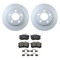 Disc Brake Pad Kit & Rear Solid Rotor for Audi TT Quattro (2000–2006)