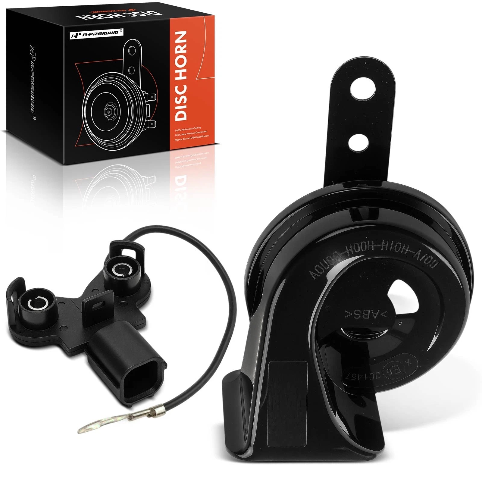 80mm Black ABS Plastic Snail Horn for Honda CR-V Civic