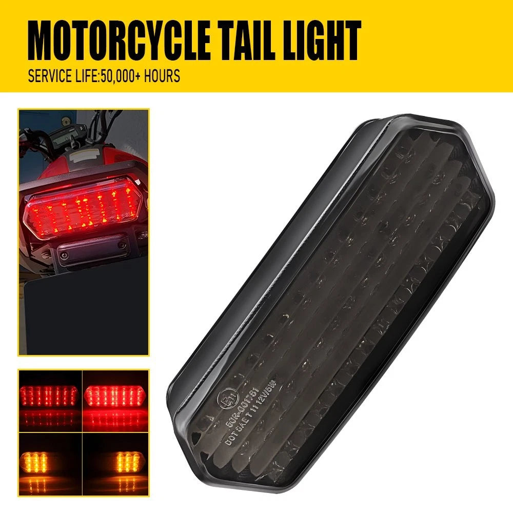 Integrated LED Tail Brake Turn Signal Light for Honda Grom 125 CBR650F CTX700N (2013–2020)