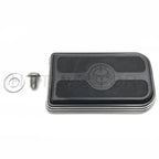 Black Gear Skull Brake Pedal Pad for Harley Street Glide FLHX (2014–2023)