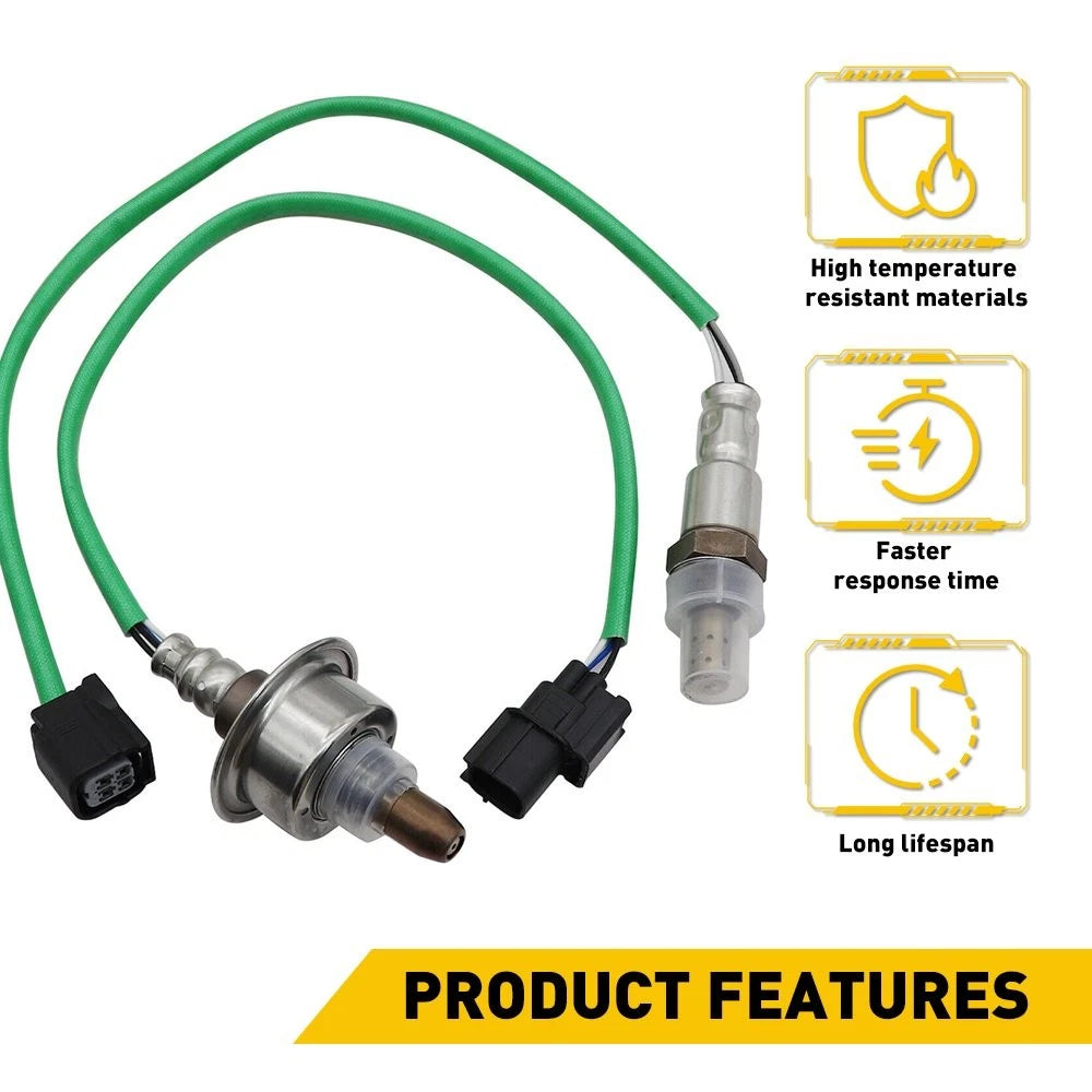 2X Oxygen O2 Sensor for Honda Accord (2008–2012) & Acura TSX (2009–2014) 2.4L