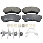 Front Rotors & TRW Pro Ceramic Brake Pads Kit for Fusion MKZ Milan (2006–2012)