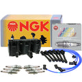 NGK DIS Ignition Coil Wires & 6 Laser Iridium Spark Plugs for Hyundai Kia (V6)