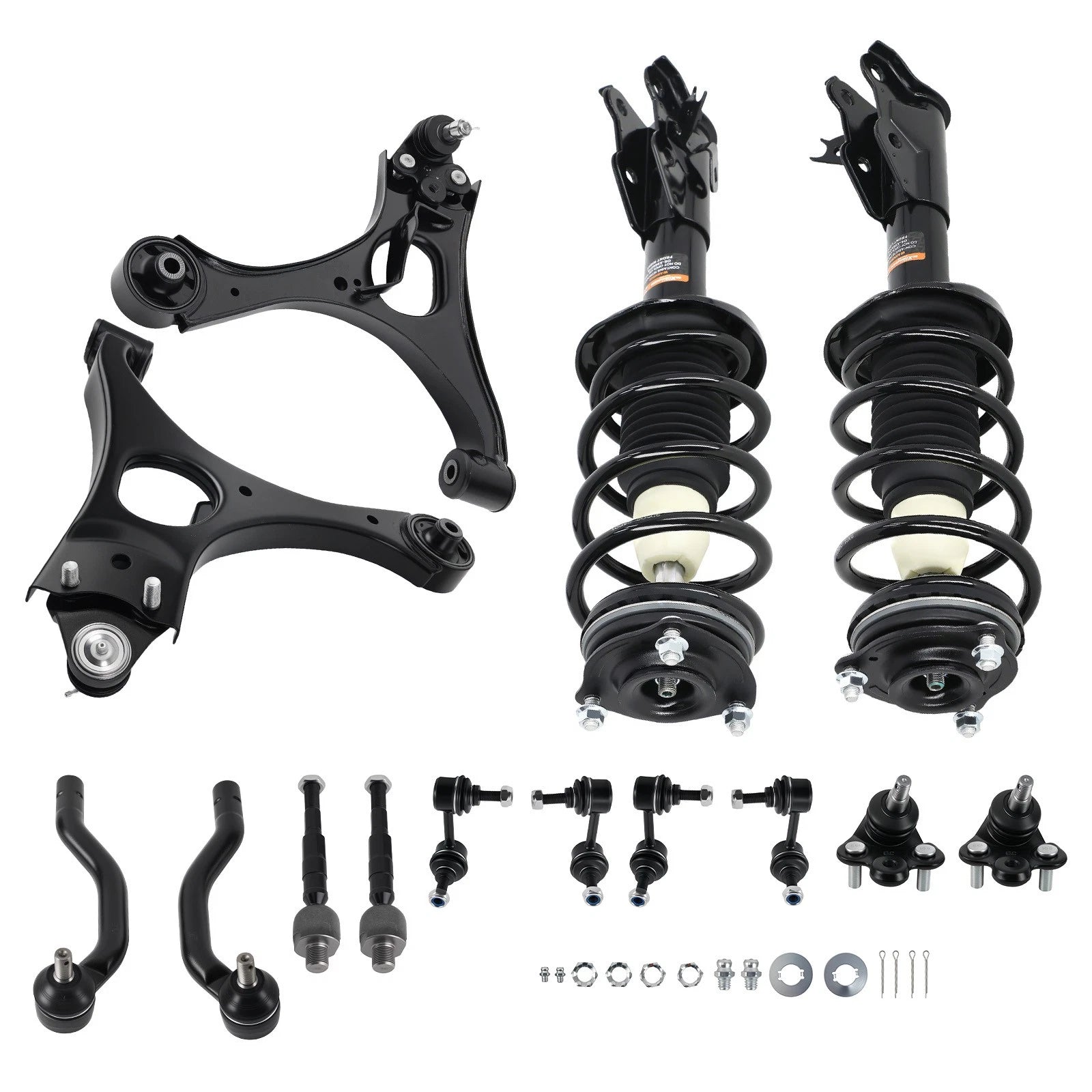 Front Struts with Control Arms and Sway Bars for Honda Civic (2006–2011)