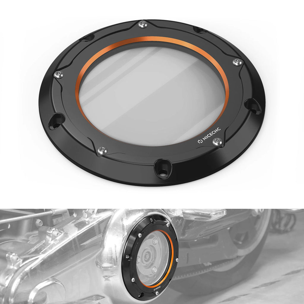 Clear Derby Clutch Cover Guard for Harley Road King Special FLHRXS (2017–2025)