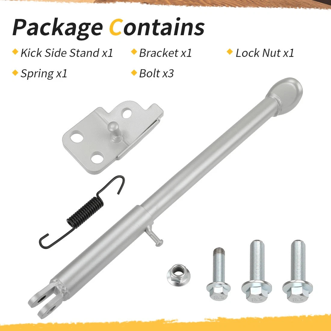Kickstand Kit for Kawasaki KDX200 KDX220R KDX250 (1995–2006)