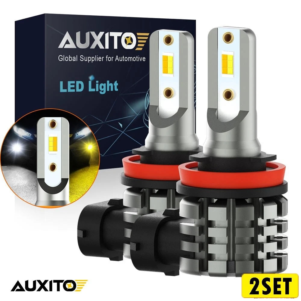 Set of 4 AUXITO Fog LED Light Bulbs H16 H11 H8 H9 for Vehicle (2019–2020)