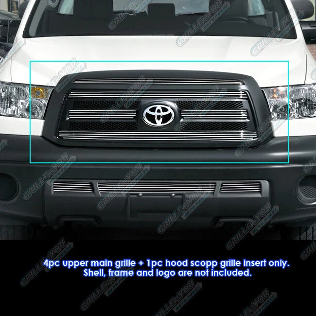 Upper Aluminum Chrome Billet Grille for Toyota Tundra (2010–2013)
