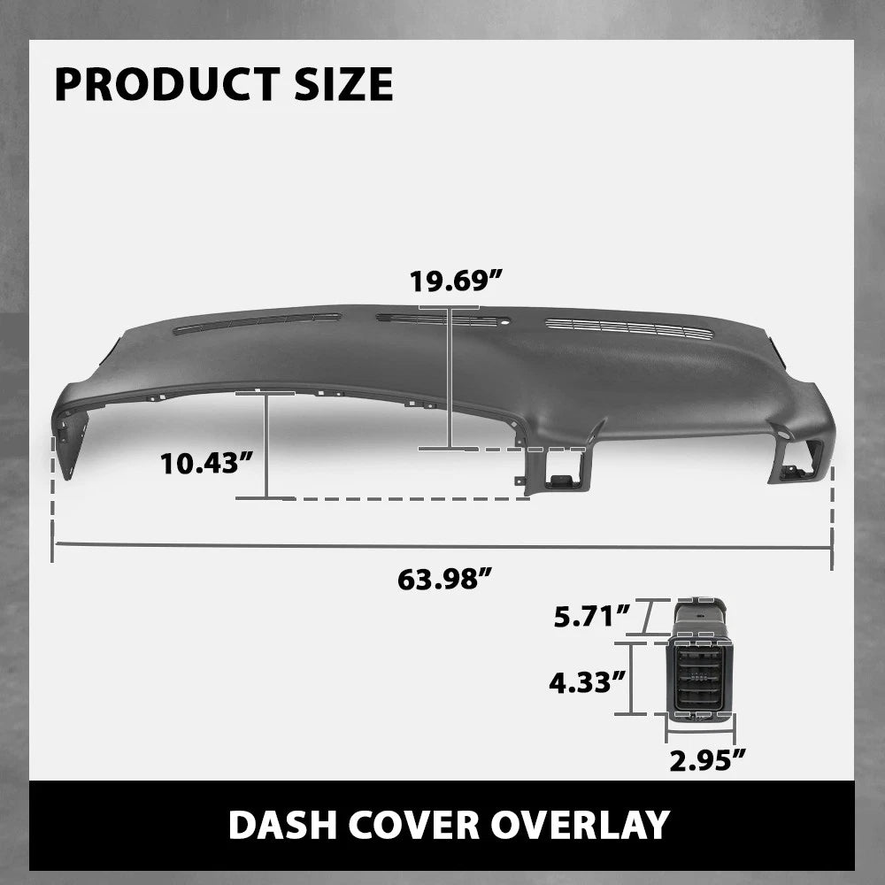 Dash Pad Cap for Chevy Silverado GMC Sierra (1999–2006)