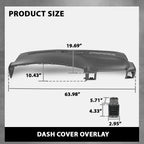 Dash Pad Cap for Chevy Silverado GMC Sierra (1999–2006)