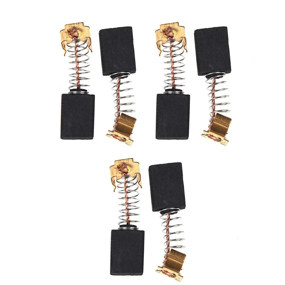 Set of 6 Carbon Brushes for Power Tools (CB406, CB407, CB418)