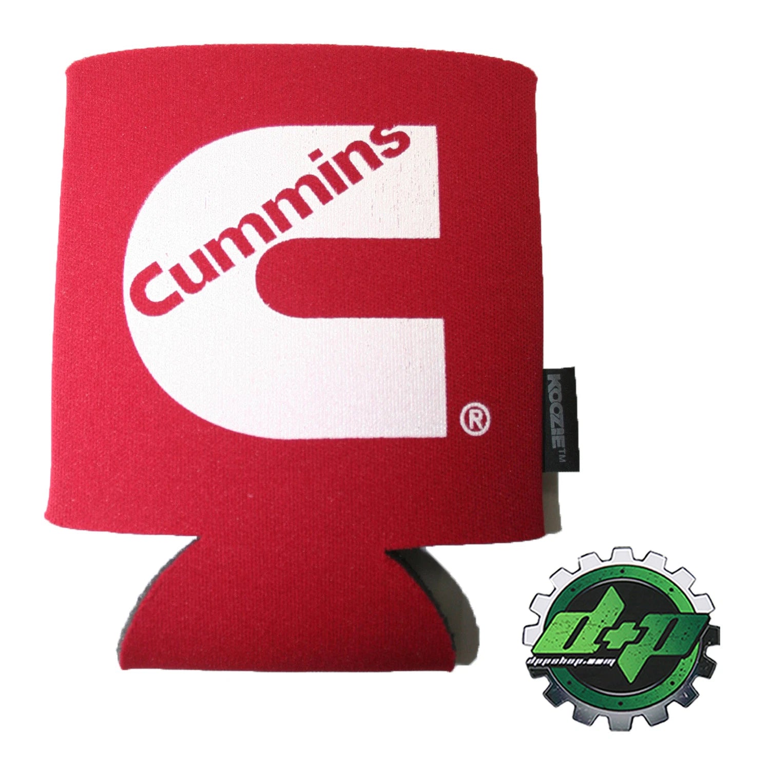 Cummins Cup Holder Koozie for Beer Soda Can - Red