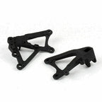 Set of 2 Front Rider Footrest Pegs Brackets for Yamaha YZF R1 (2009–2011) Black T9