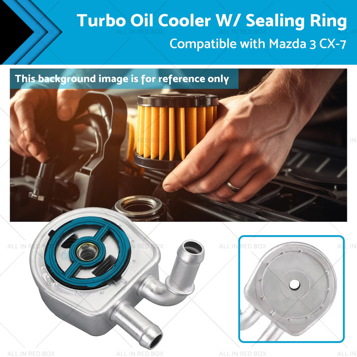 Turbo Oil Cooler LF6W14700A for Mazda 3 CX-7 (2003–2014)