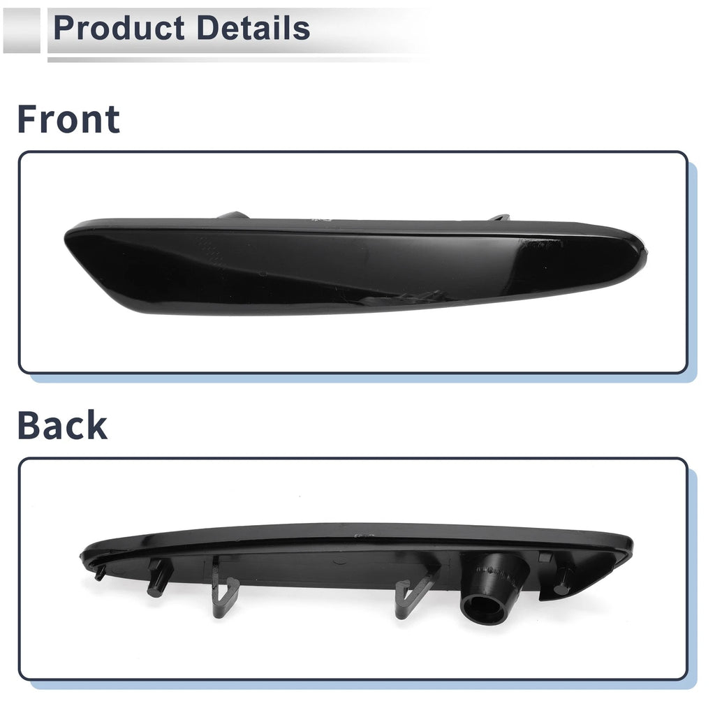 1 Pc Right Front Bumper Side Marker Light Cover for Chevy Corvette (2005–2012)