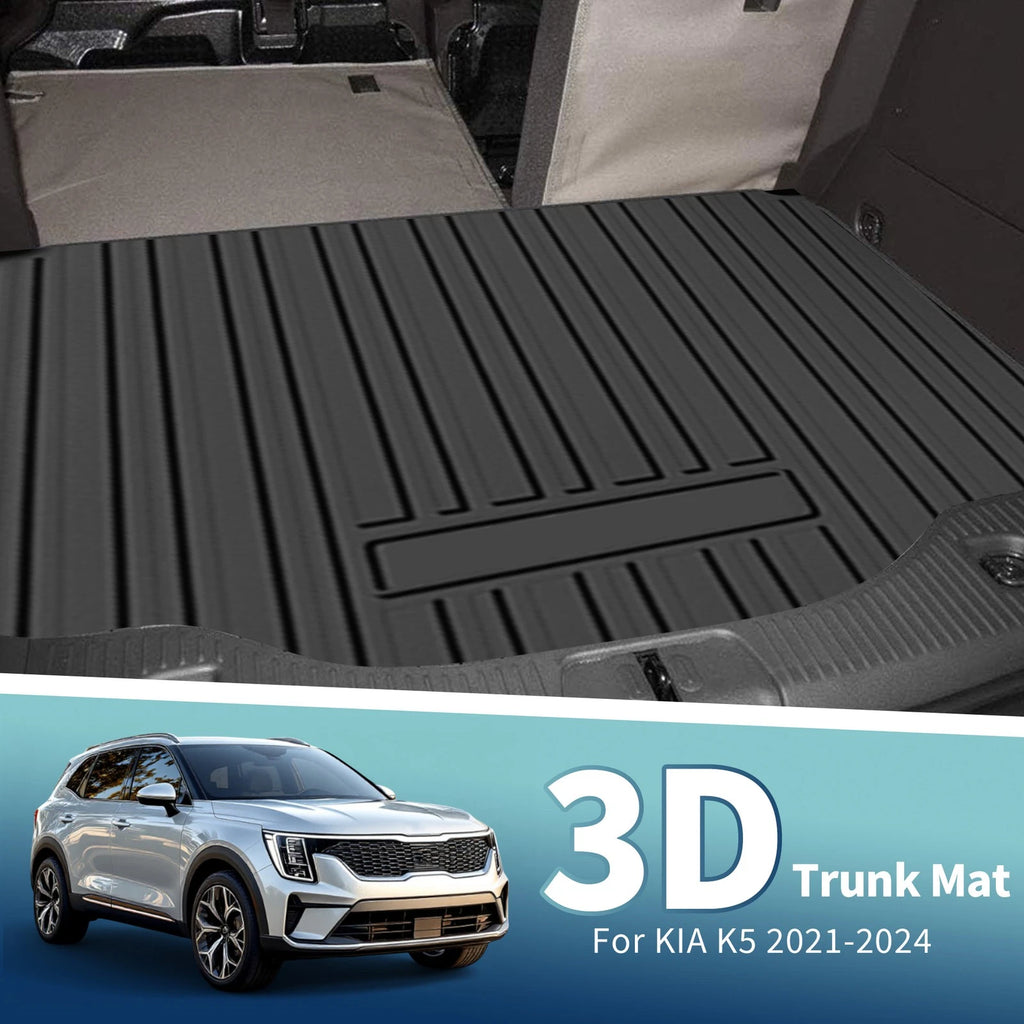 Cargo Liner Rear Trunk Mat for KIA K5 (2021–2024) & Hyundai Sonata (2020–2024) TPE