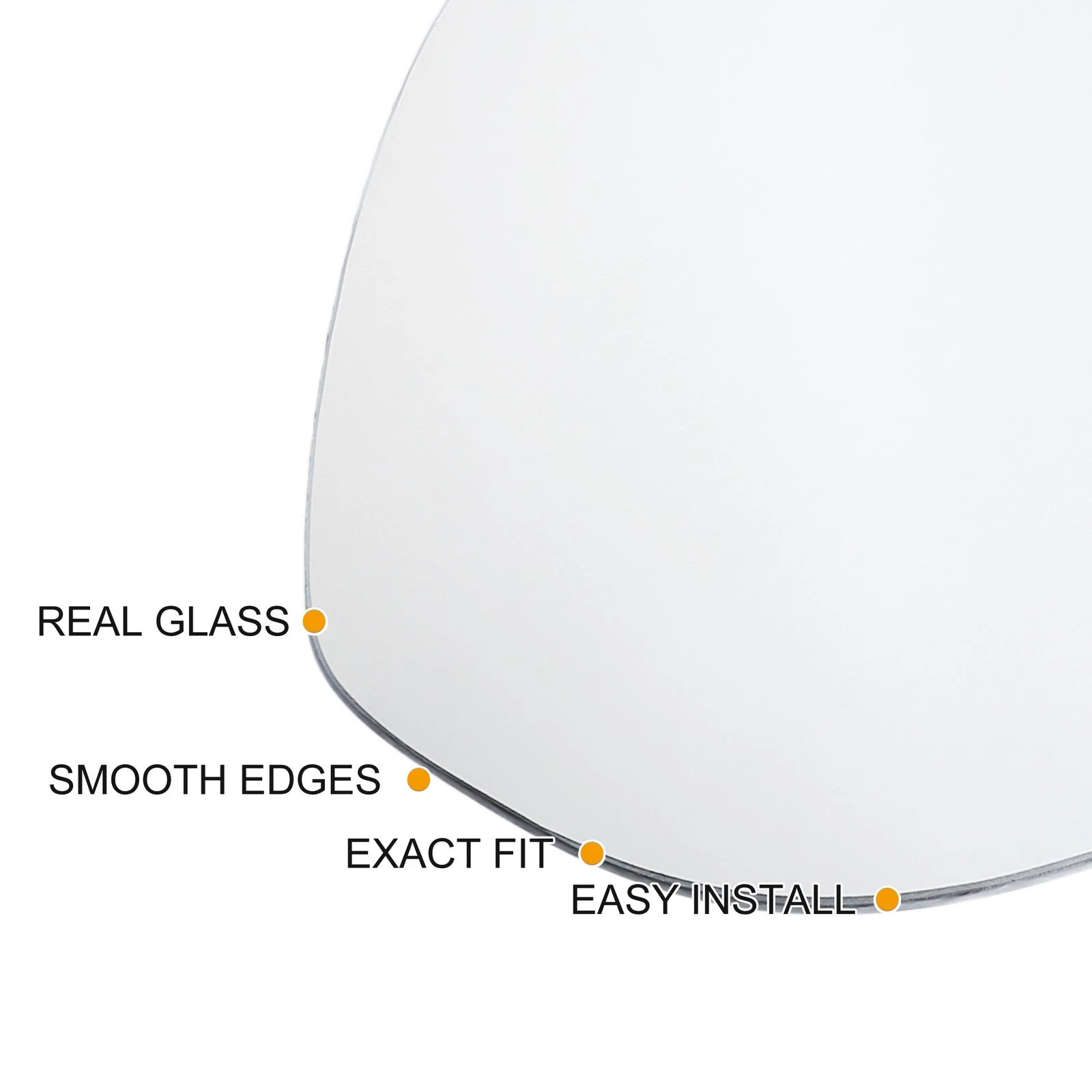 Heated Mirror Glass for Kia Rio (2018–2022) No. 87611H8030, 745060451095