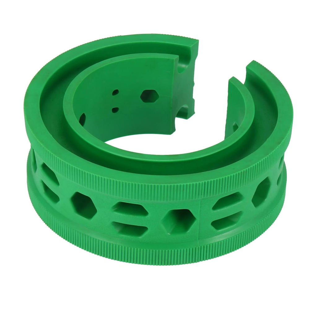 2pcs Green Coil Spring Rubber Buffer for Ford Chevy (Universal D Type)