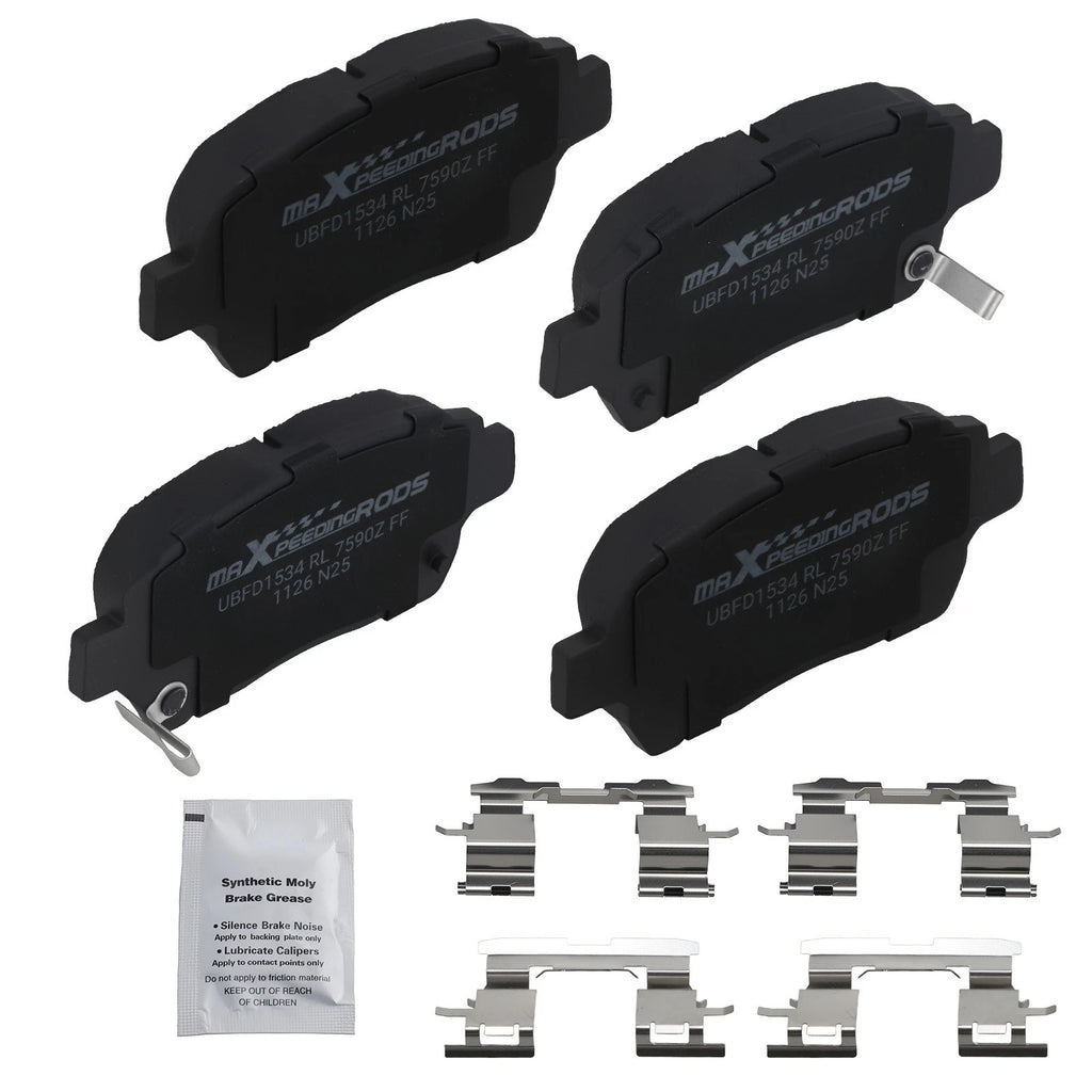 Front Ceramic Brake Pads Kit for Toyota Prius (2001–2009) / Echo (2001–2005) D822 P822