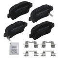 Front Ceramic Brake Pads Kit for Toyota Prius (2001–2009) / Echo (2001–2005) D822 P822