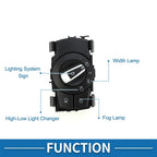 Headlight Switch for BMW 325i 335i Plastic Black (2008 - 2011)