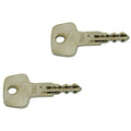 2X Fuel Cap Lock Keys #706 for Liebherr Heavy Equipment (ELI80-0113)