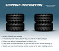 Set of 2 WANDA 22X11-12 Golf Cart ATV Tires 4 Ply - 14052