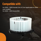 HVAC Blower Motor w/ Fan Cage for Honda Civic (2002–2005) & Acura RSX (2002–2006) 700243