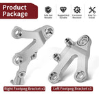 Front Step Stay RH & LH Set for Kawasaki ZX600 Ninja ZX-6R ZX6R (1998–2002)