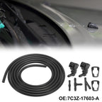 Front Windshield Washer Nozzles Kit 7C3Z17603A for Ford F250 F350 F450 F550 (2008–2010)