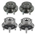 Moog Front & Rear Wheel Bearing and Hub Assemblies Kit for Ford Mustang (2015–2019)