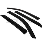 Sun Rain Guard Tape-On Vent Shade Window Visor for Ford F150 Crew Cab (2009–2014)