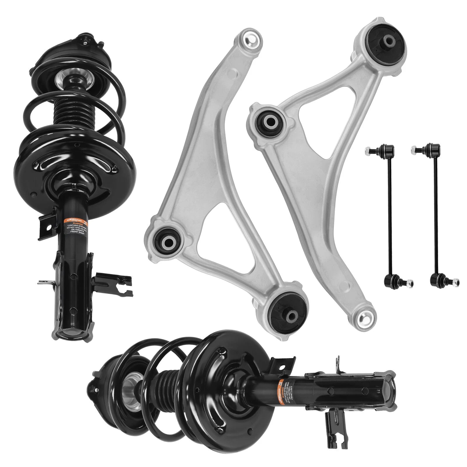 Set of 6 Front Struts + Control Arms for Nissan Altima (2013–2018)