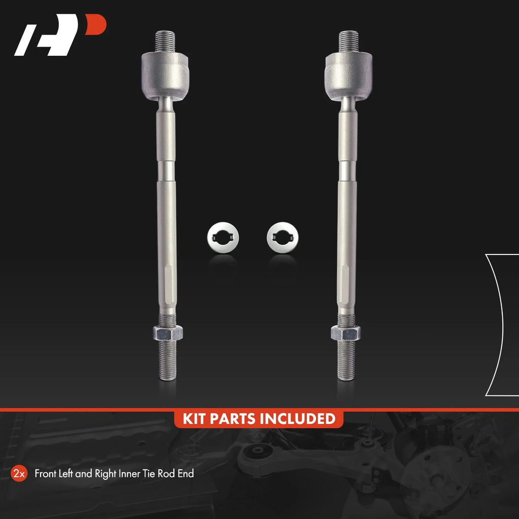 2X Front Inner Side Tie Rod End for Honda S2000 (2000-2009)