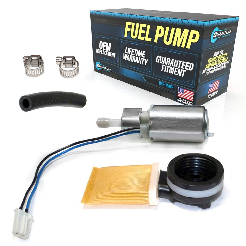 QFS Electric Fuel Pump + Strainer for Suzuki Kawasaki Arctic Cat (2002–2009) 49040-1080