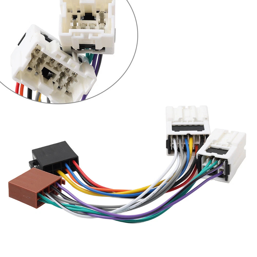 ISO Wiring Harness Radio Lead Connector Adapter for Nissan