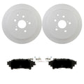 Bosch Rear Disc Brake Rotors & Ceramic Brake Pads Kit for Highlander Sienna (2001–2023)