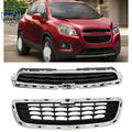 Grill for Chevrolet Trax (2014–2016) Black with Chrome Trim