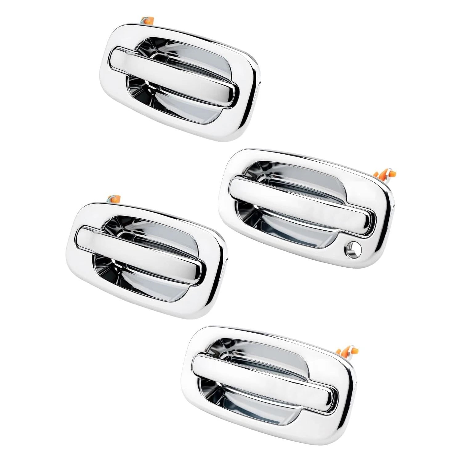 4X Exterior Door Handle for Chevy Silverado GMC Sierra Cadillac (1999–2007) 15182406
