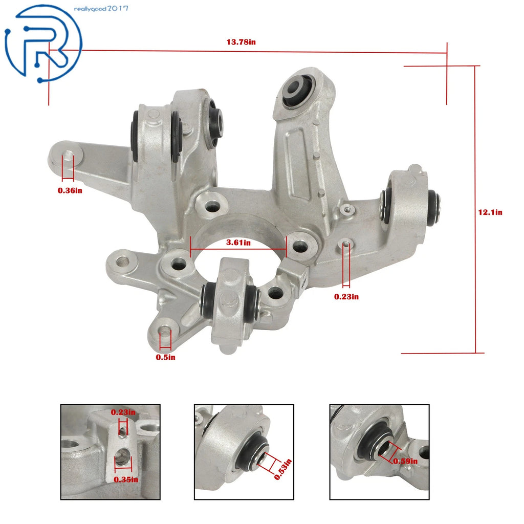Rear Passenger Side Steering Knuckle for Ford Explorer (2011-2019)